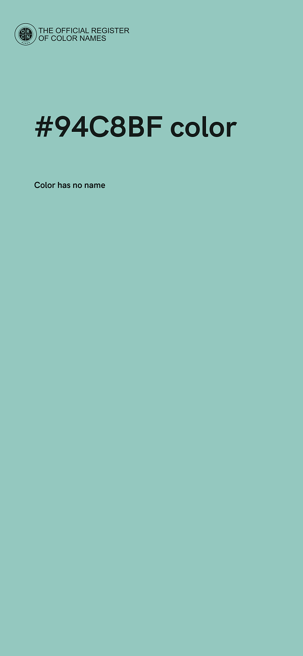 #94C8BF color image