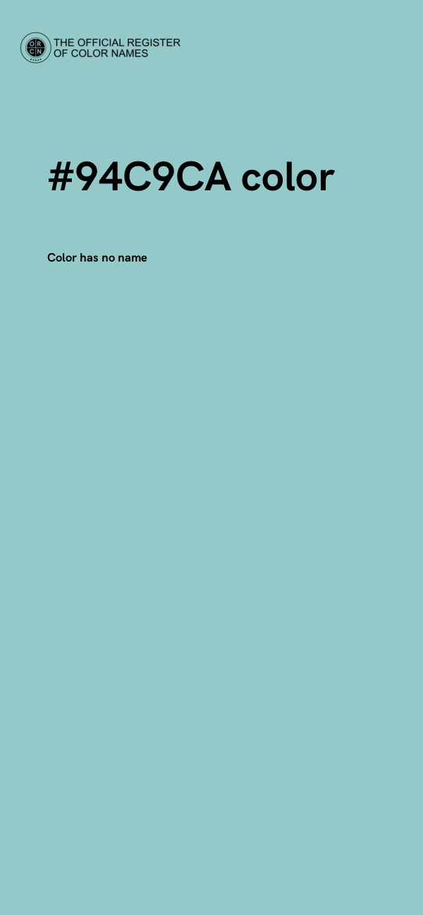 #94C9CA color image
