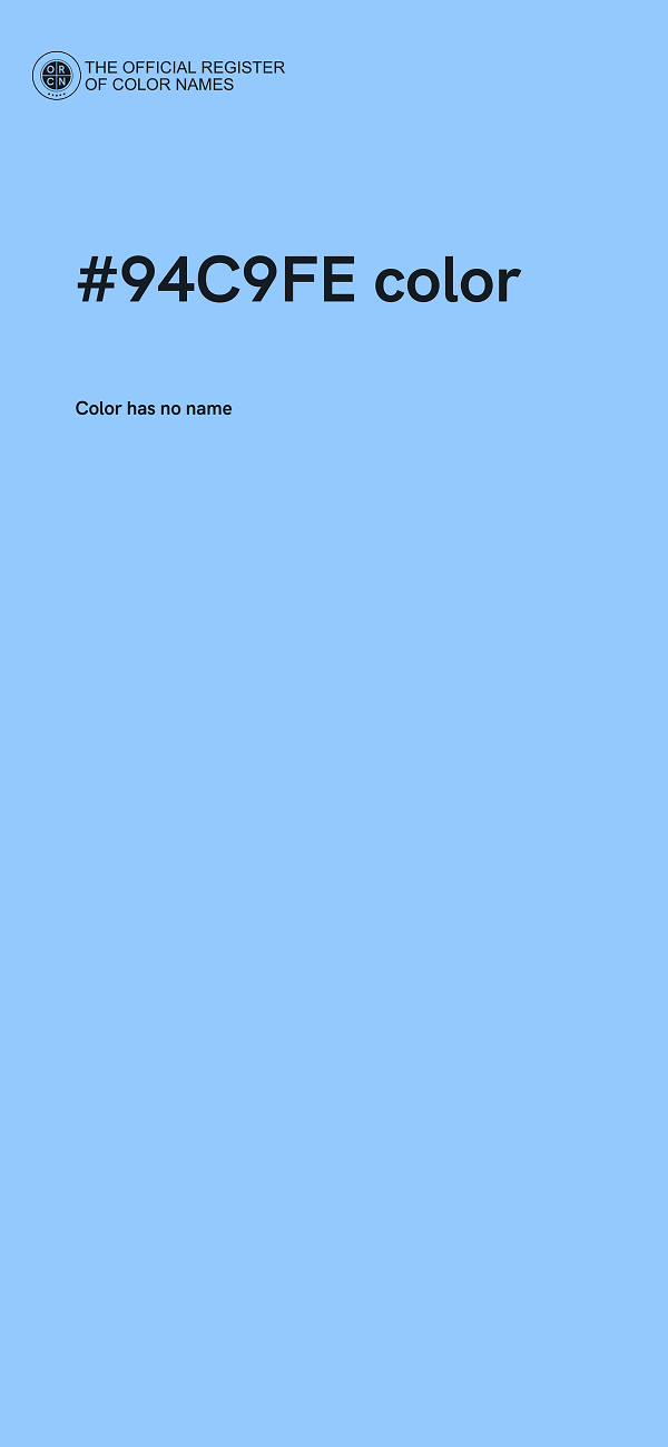 #94C9FE color image