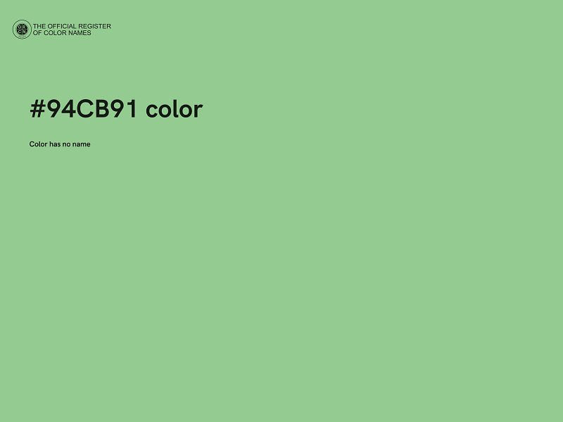 #94CB91 color image