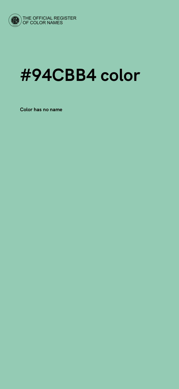 #94CBB4 color image