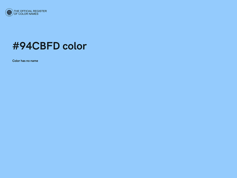 #94CBFD color image