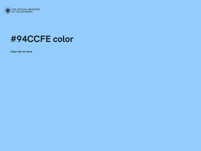 #94CCFE color image
