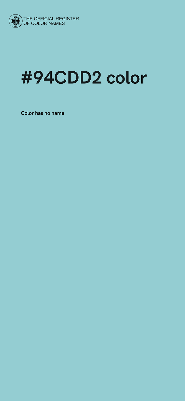 #94CDD2 color image