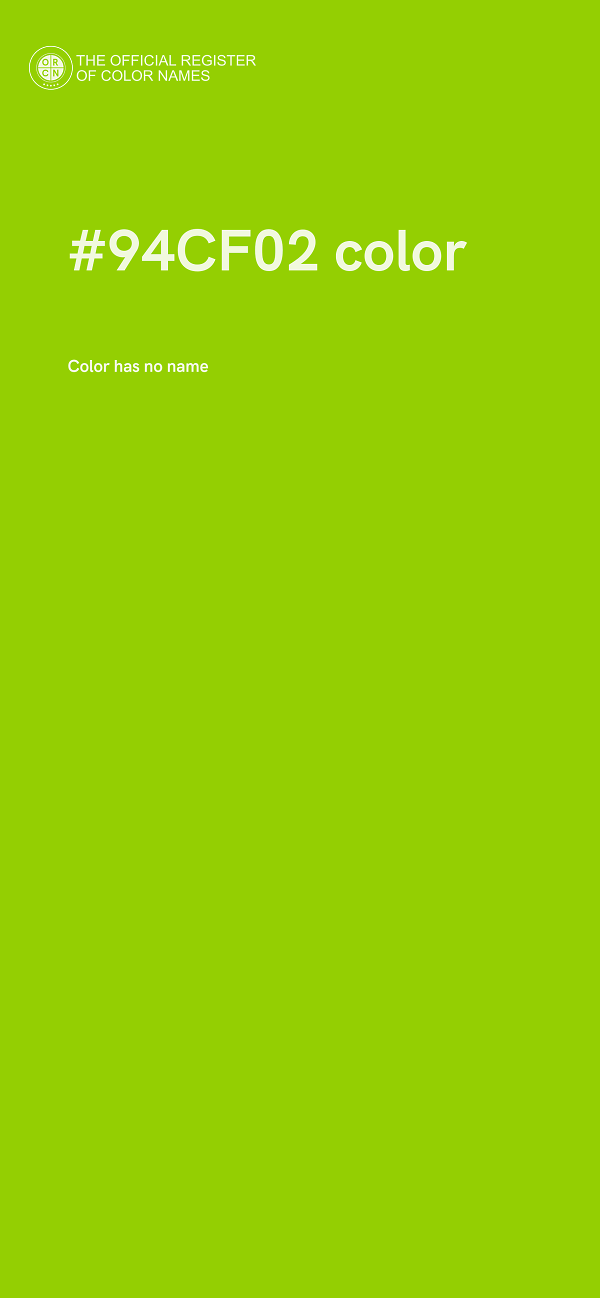 #94CF02 color image