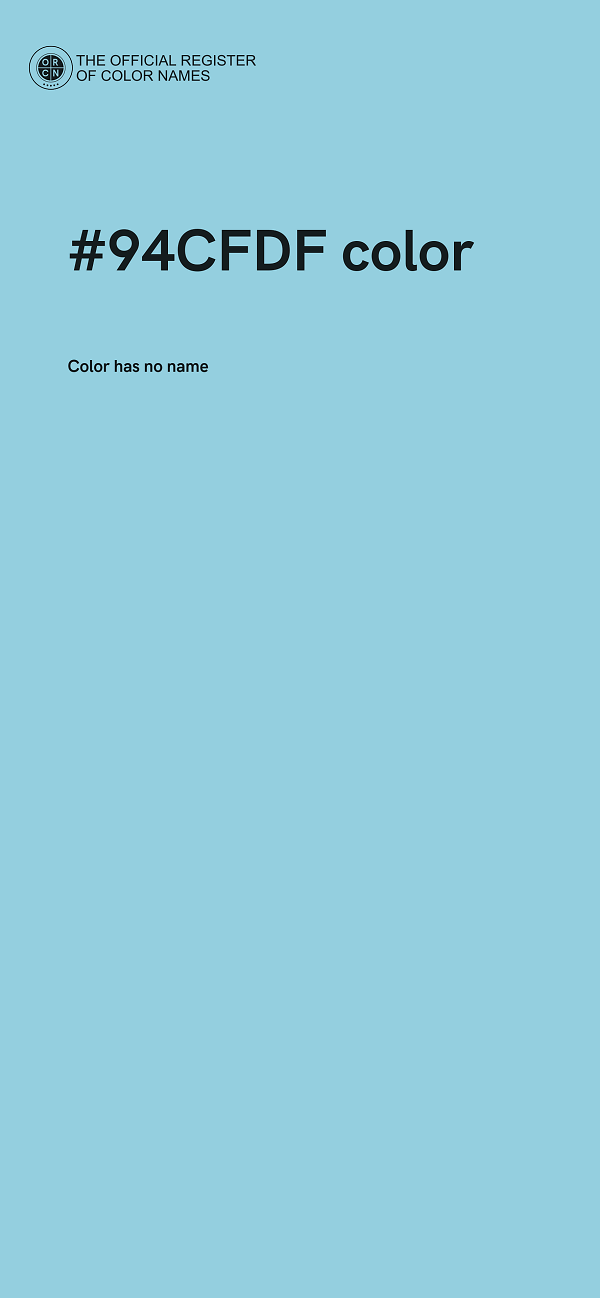 #94CFDF color image