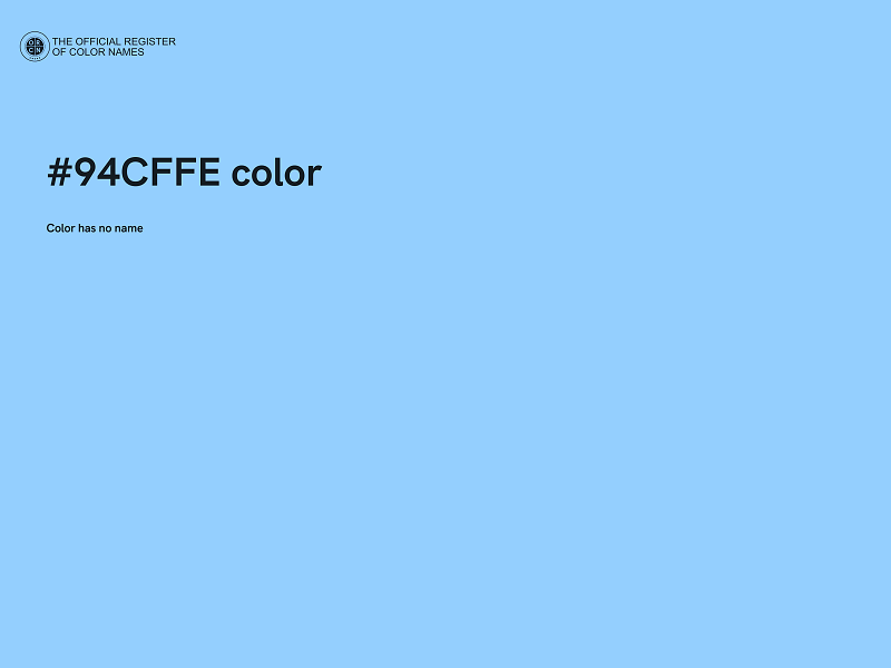#94CFFE color image