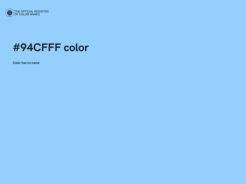 #94CFFF color image