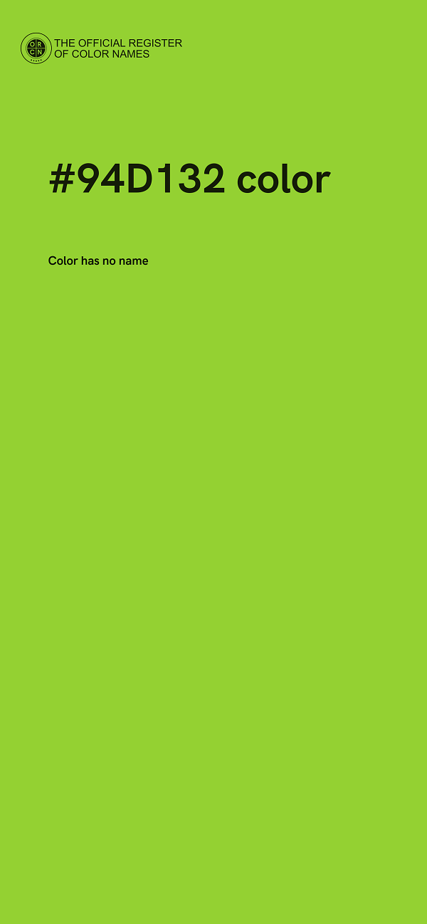 #94D132 color image
