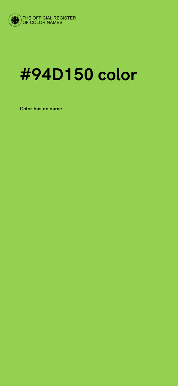 #94D150 color image