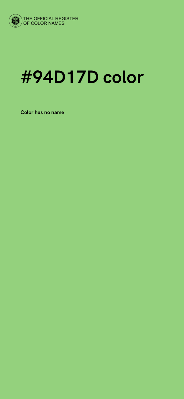 #94D17D color image