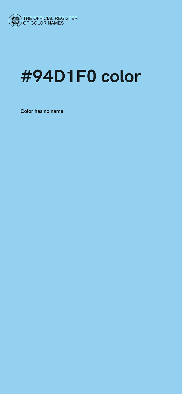 #94D1F0 color image