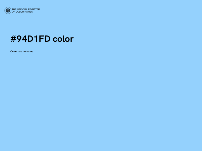 #94D1FD color image