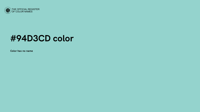 #94D3CD color image
