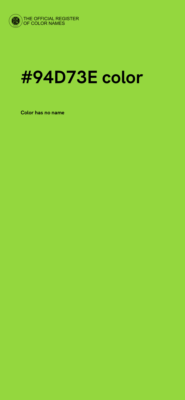#94D73E color image