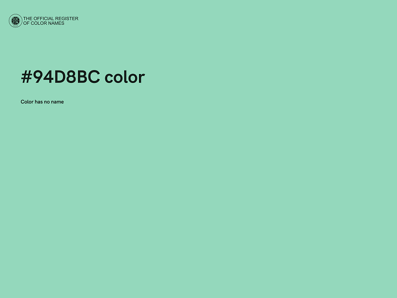 #94D8BC color image