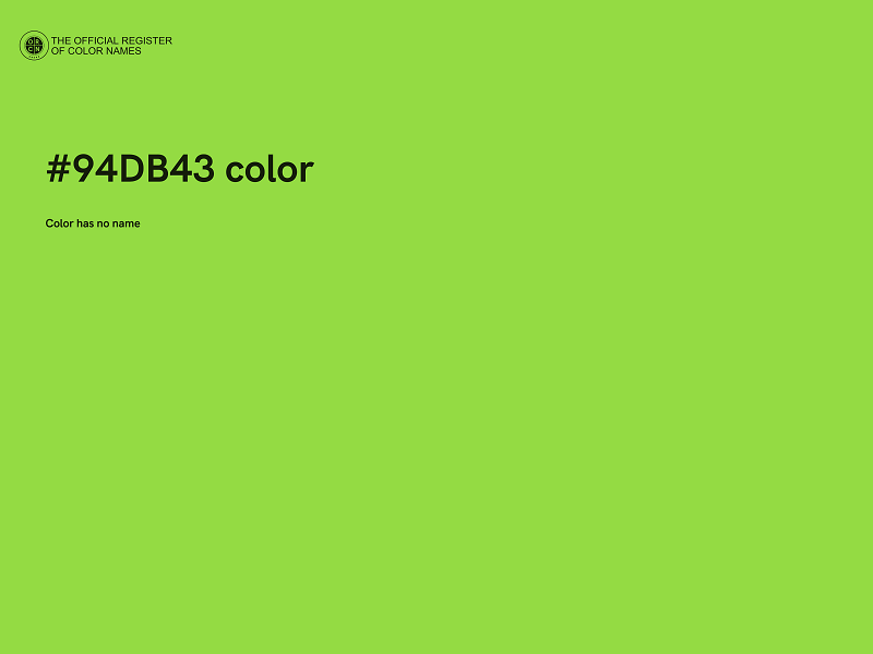 #94DB43 color image