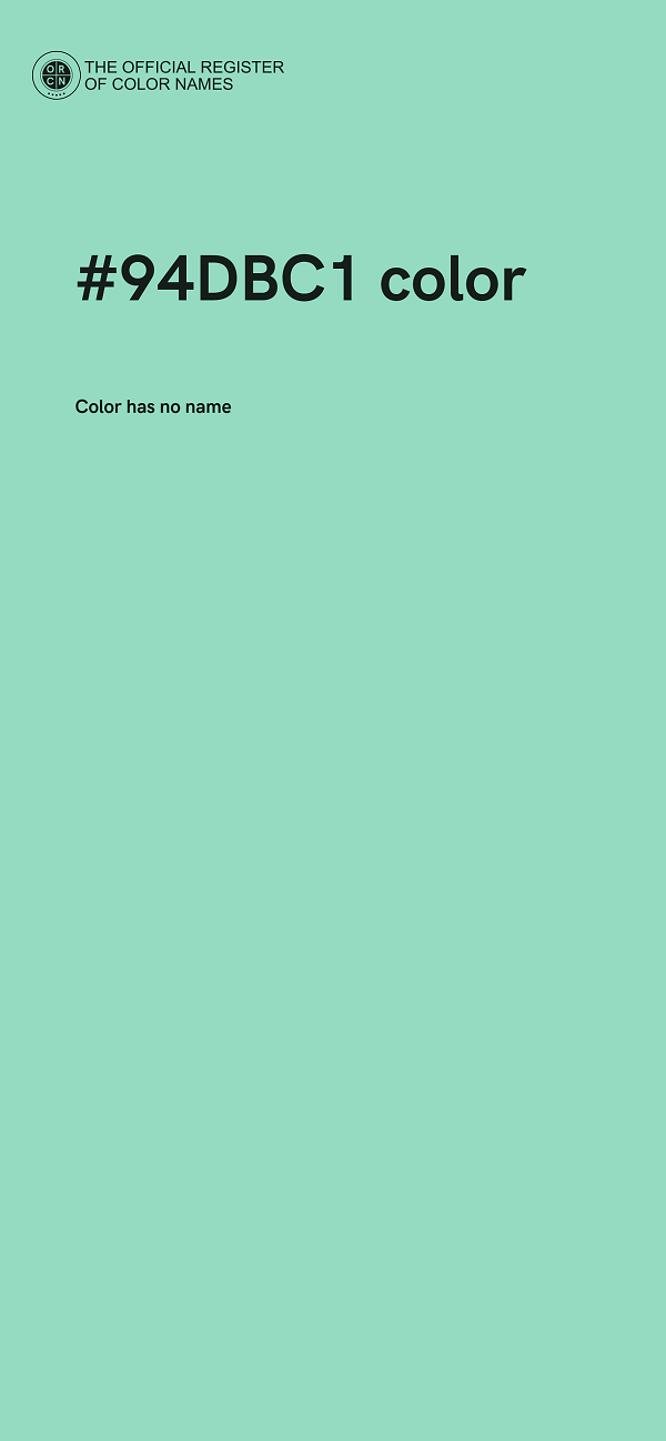 #94DBC1 color image