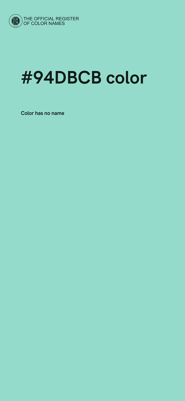 #94DBCB color image