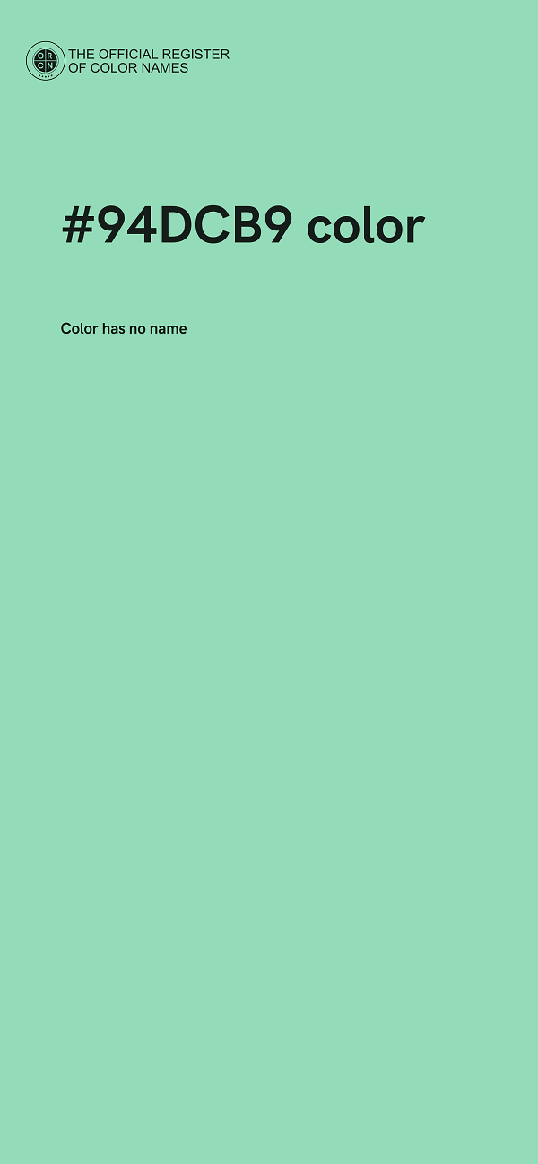 #94DCB9 color image