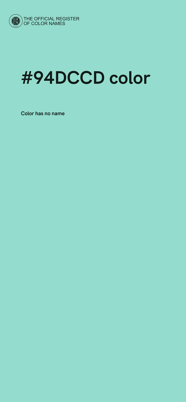 #94DCCD color image