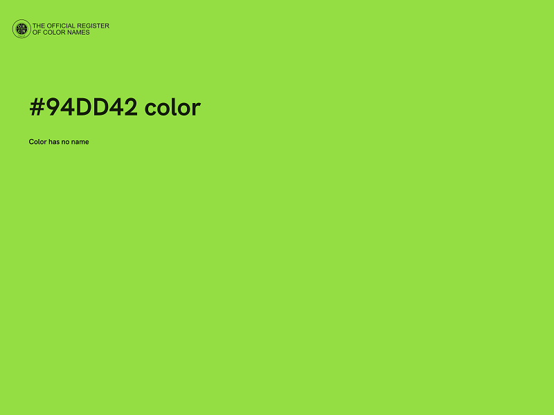 #94DD42 color image