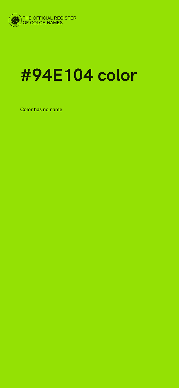 #94E104 color image