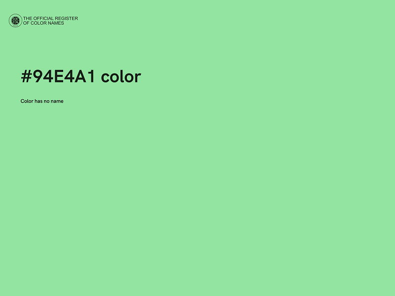 #94E4A1 color image