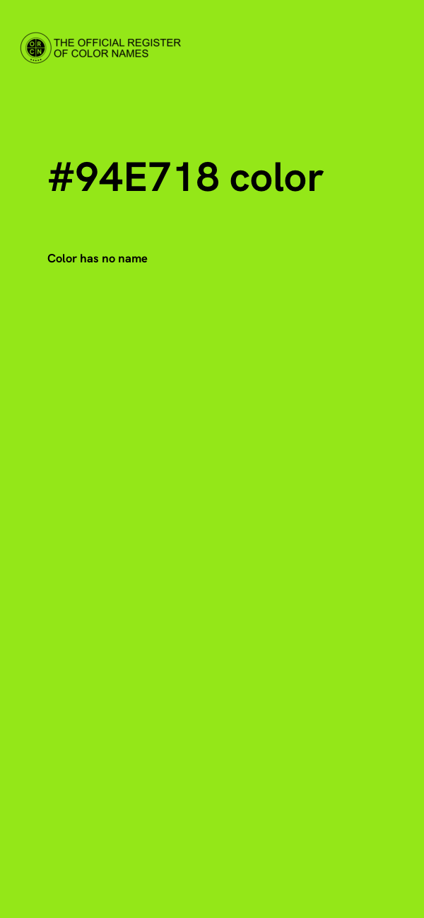 #94E718 color image