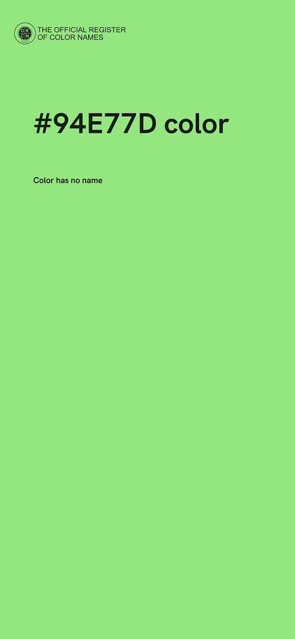 #94E77D color image