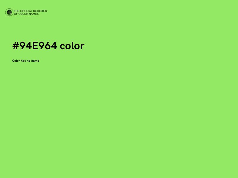 #94E964 color image