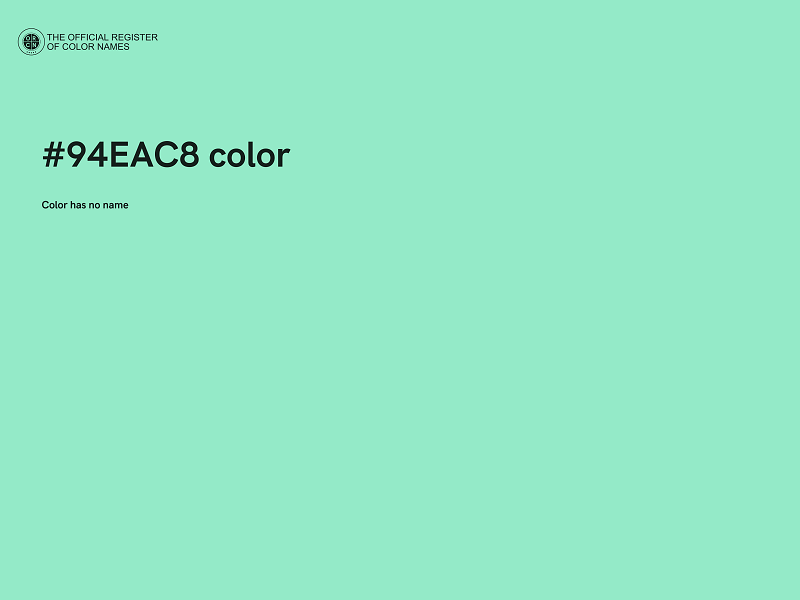 #94EAC8 color image