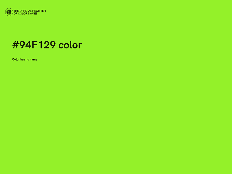 #94F129 color image