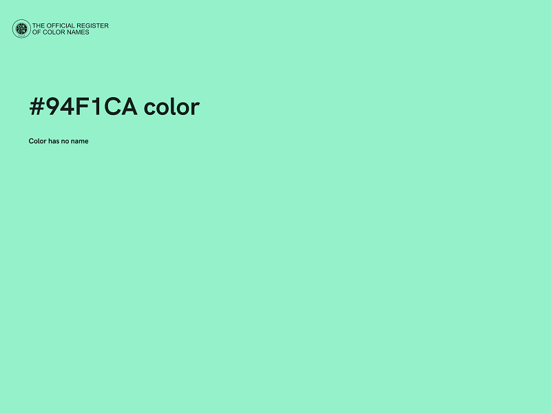 #94F1CA color image