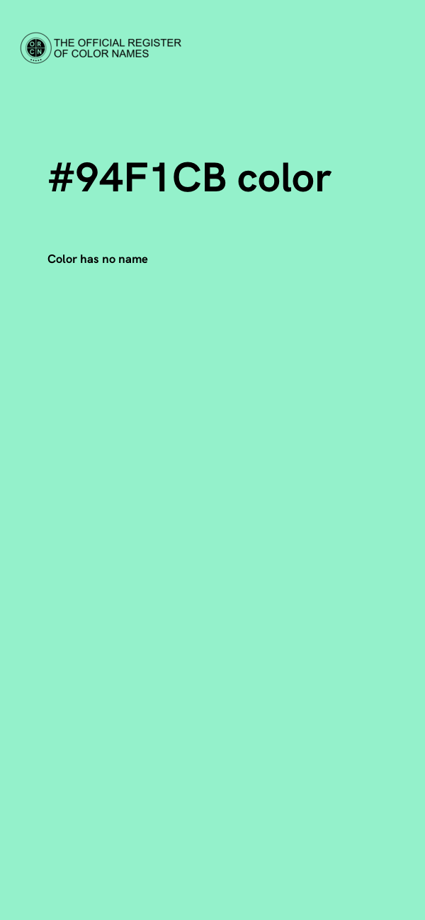 #94F1CB color image