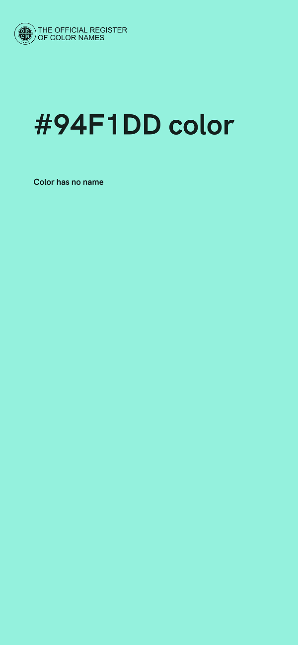 #94F1DD color image