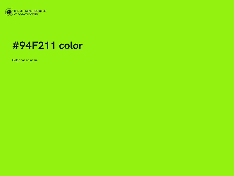 #94F211 color image