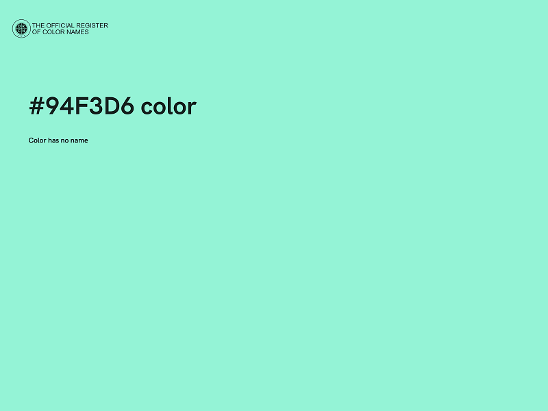 #94F3D6 color image