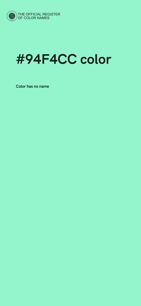 #94F4CC color image