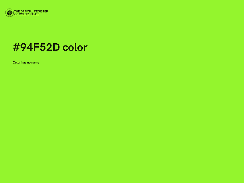 #94F52D color image