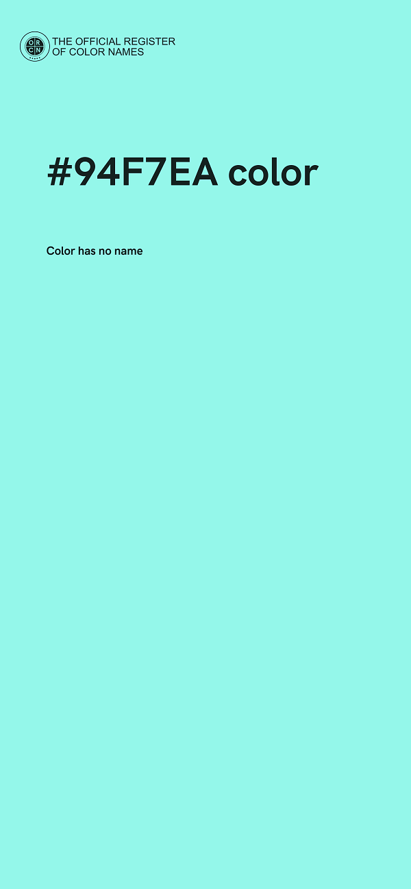 #94F7EA color image