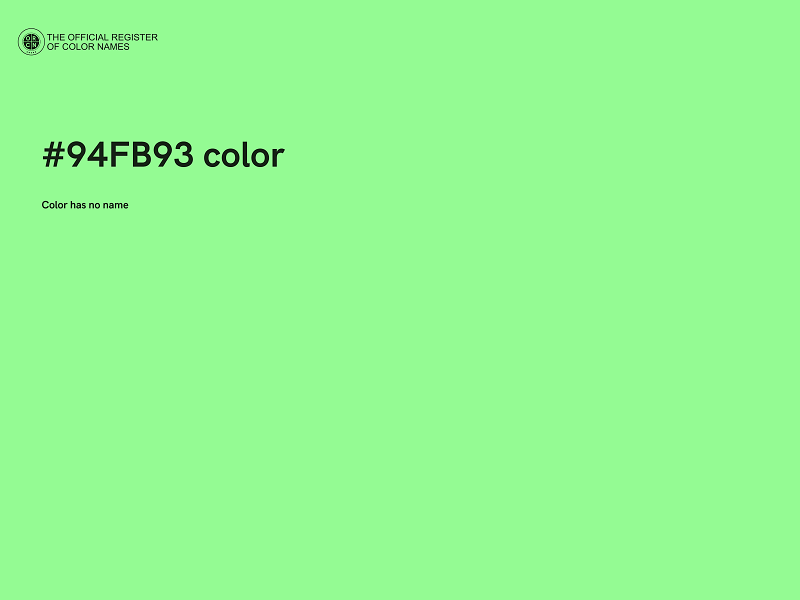 #94FB93 color image