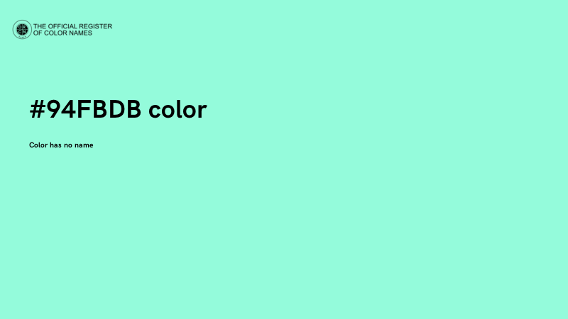 #94FBDB color image