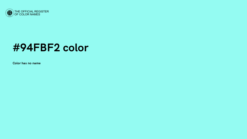 #94FBF2 color image