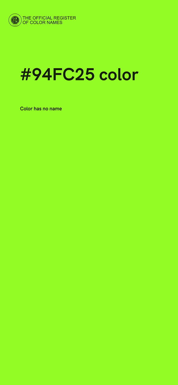 #94FC25 color image