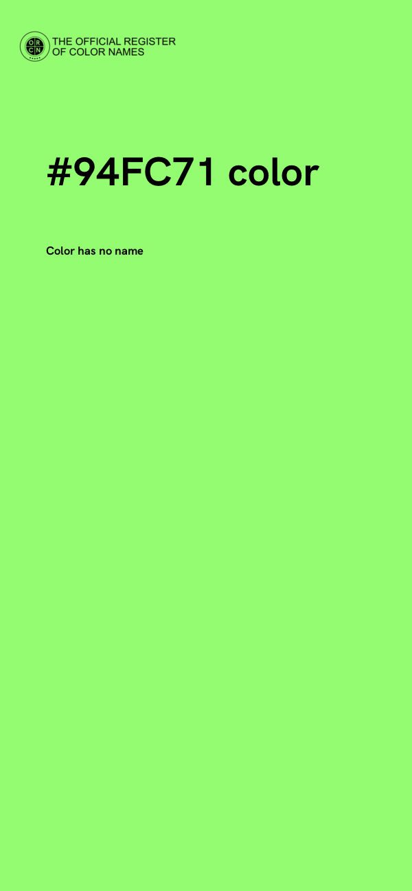 #94FC71 color image