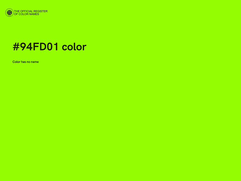 #94FD01 color image