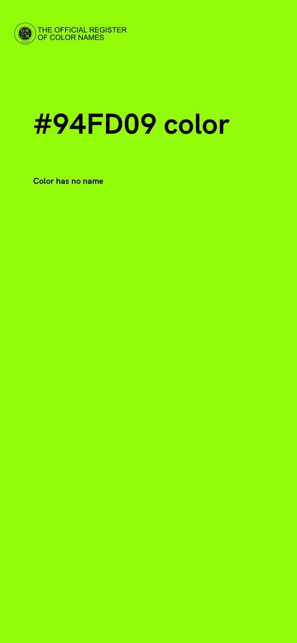 #94FD09 color image