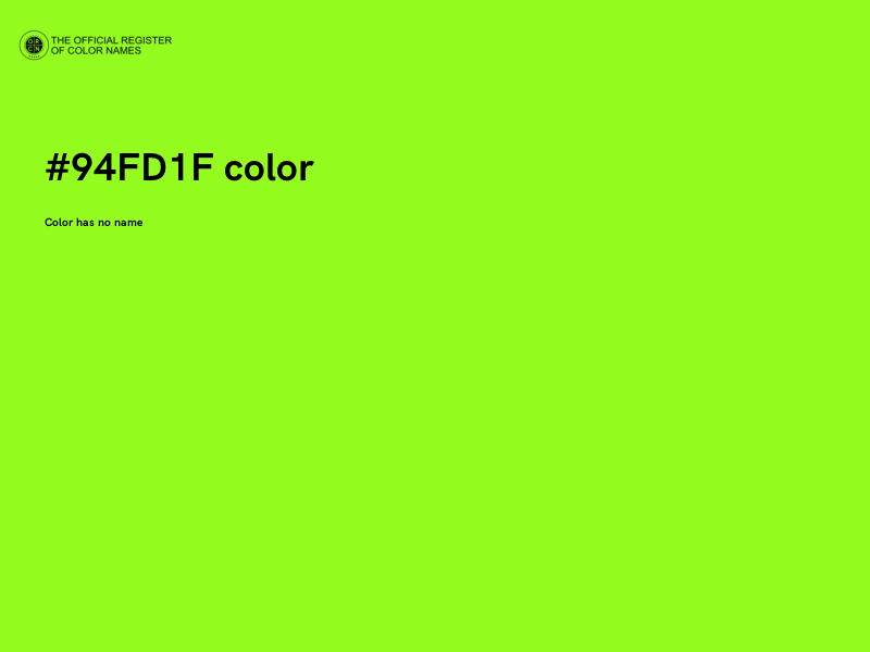 #94FD1F color image