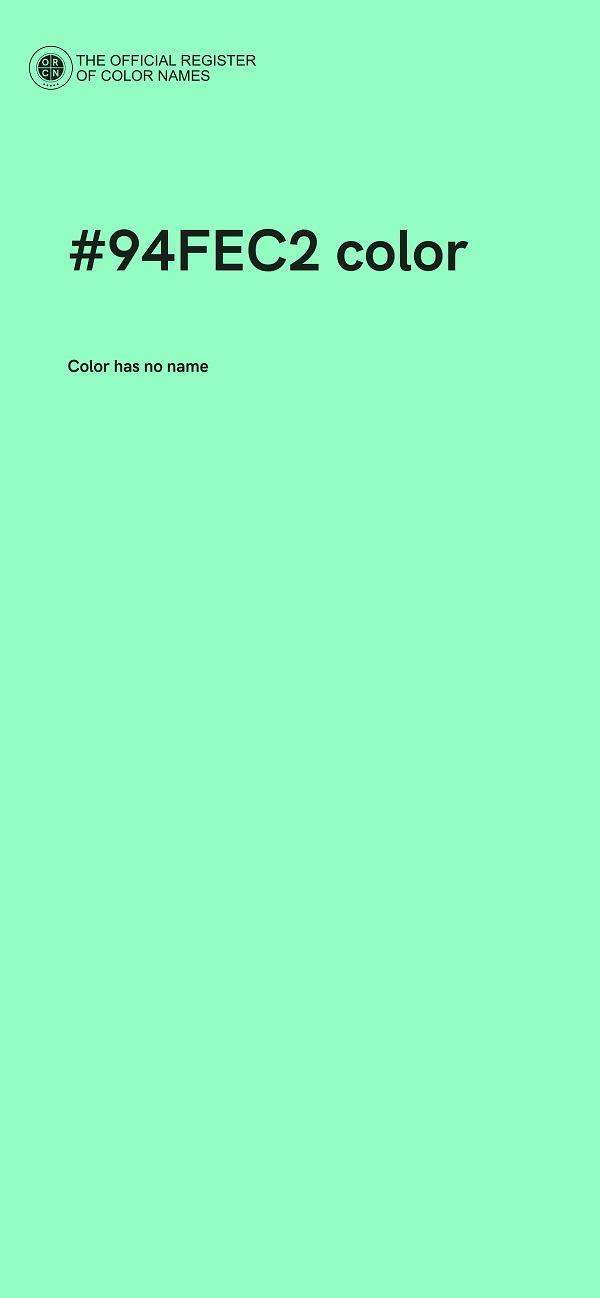 #94FEC2 color image